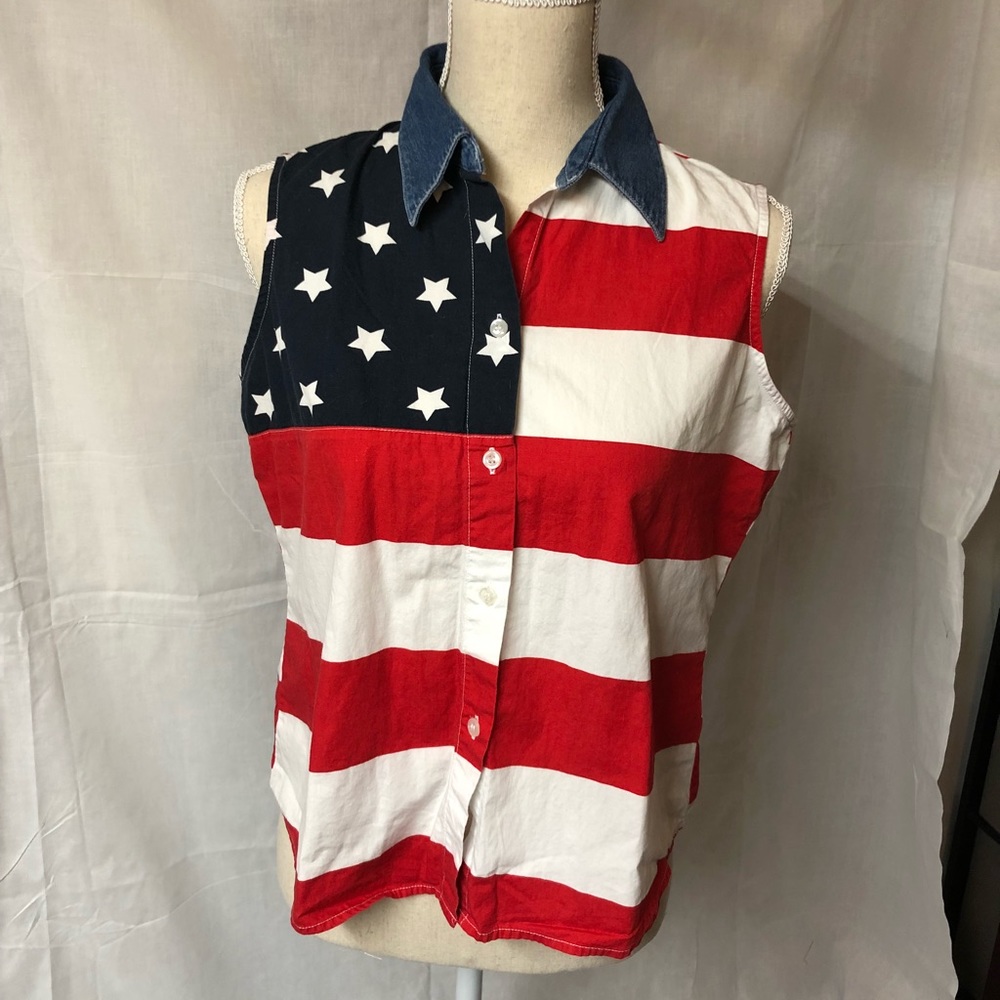 Mountain lake vintage tank
